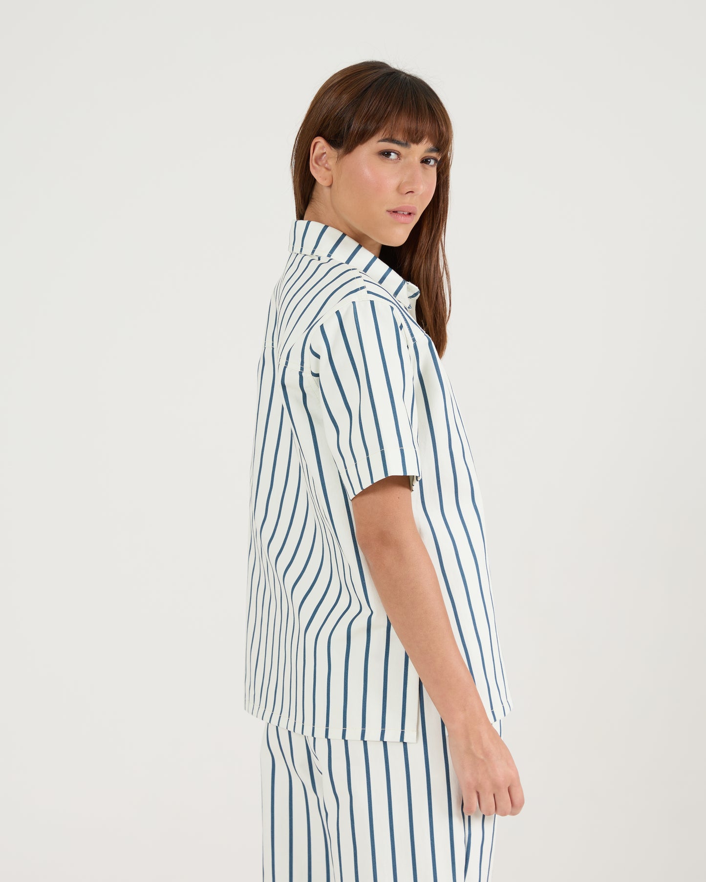 Camisa Listras Blue