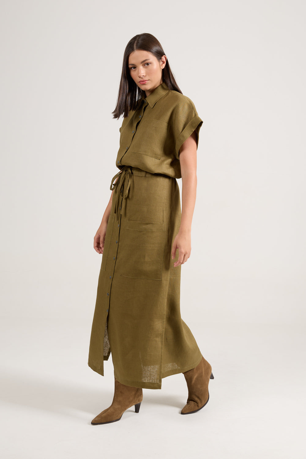 Saia Pocket Verde Musgo