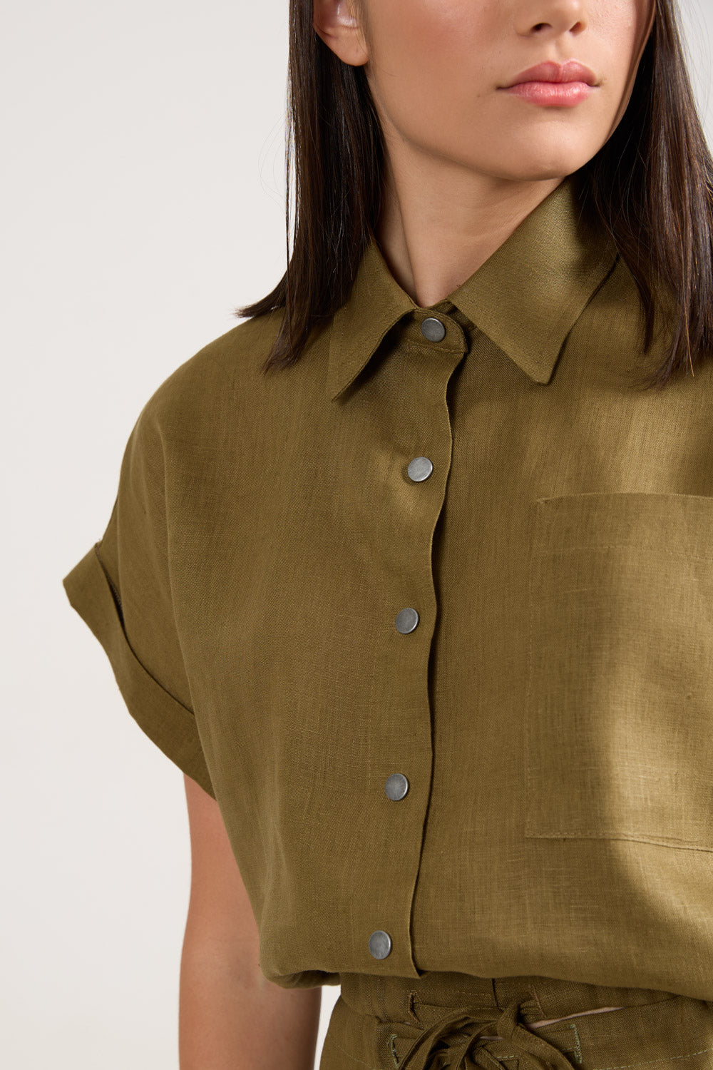 Camisa Pocket Verde Musgo