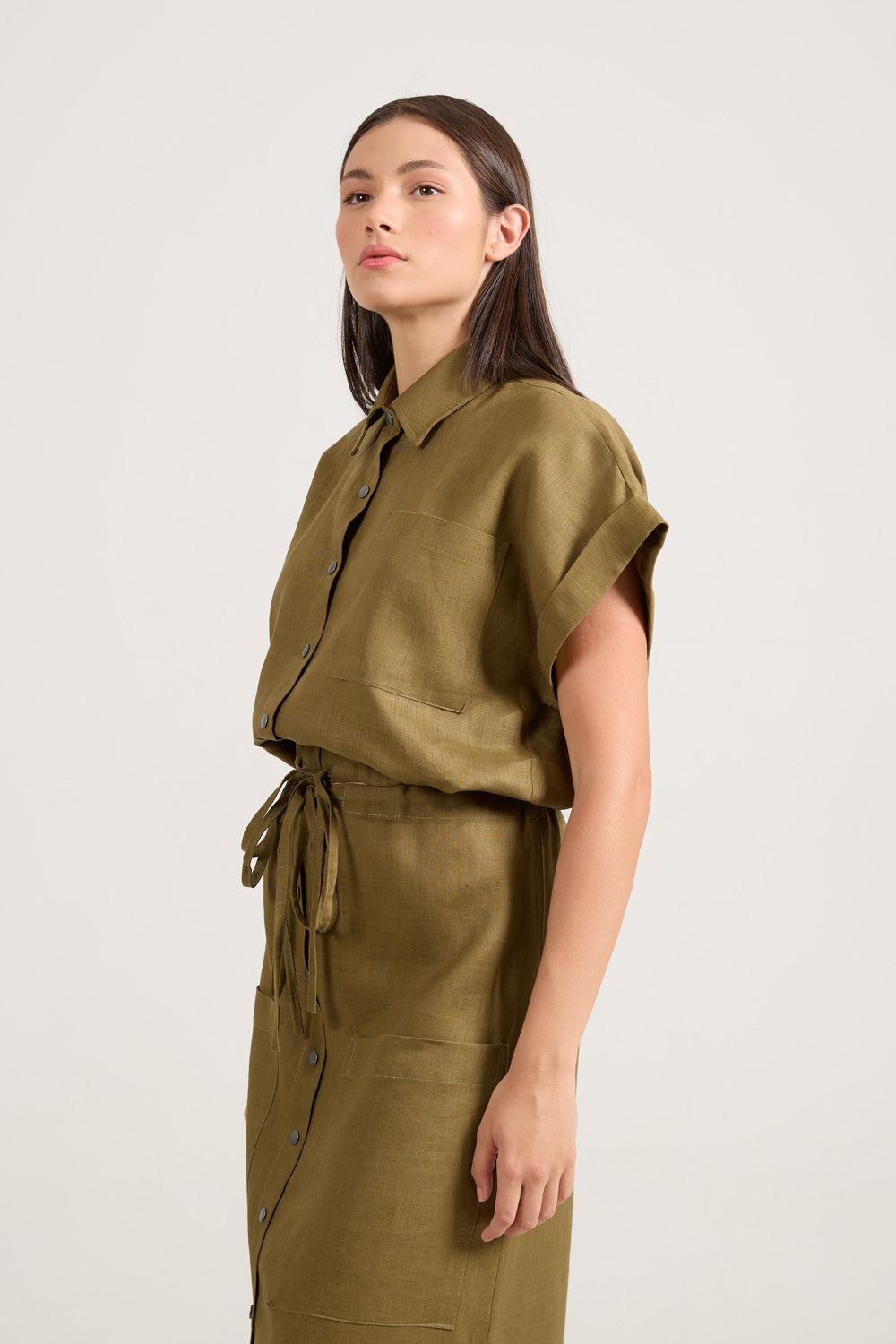 Camisa Pocket Verde Musgo