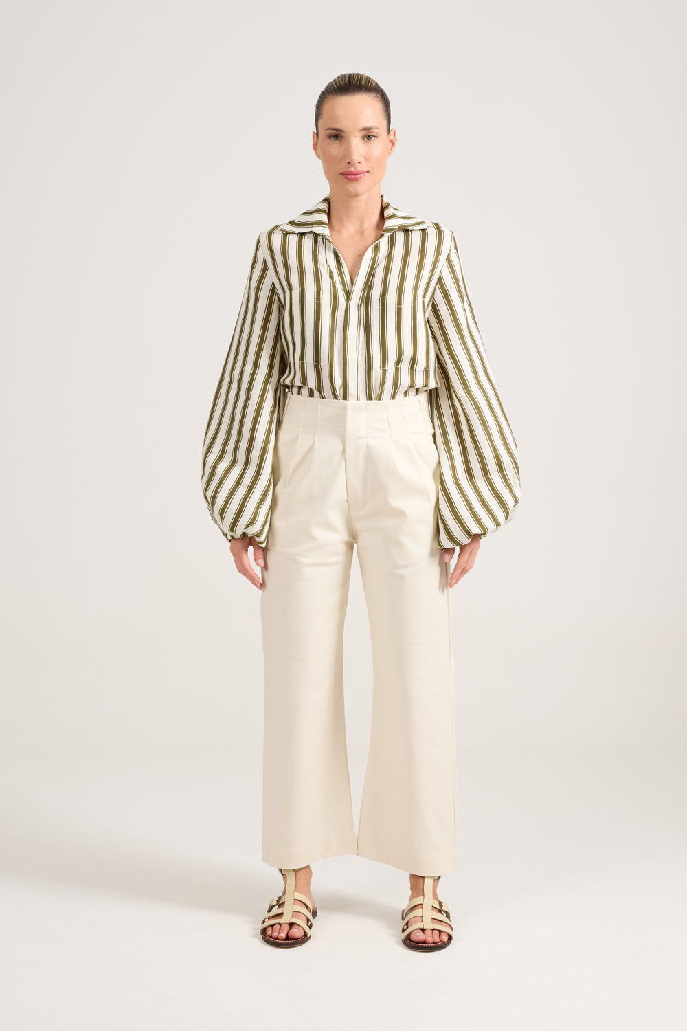 Calça Paper Creme