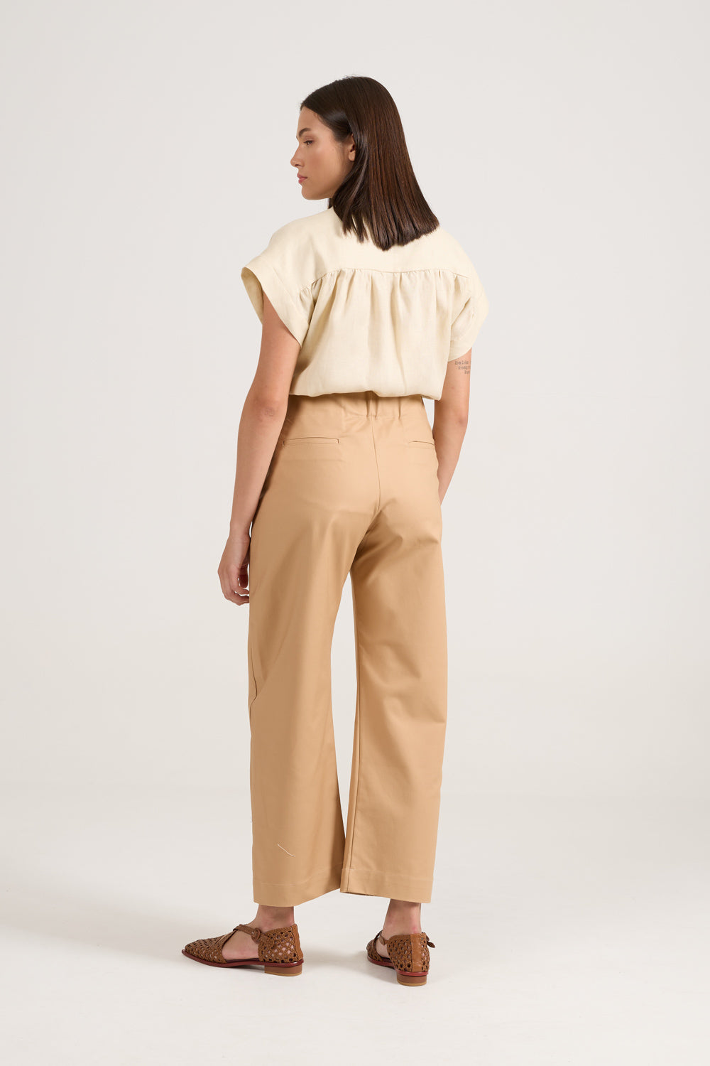 Calça Paper Caramelo