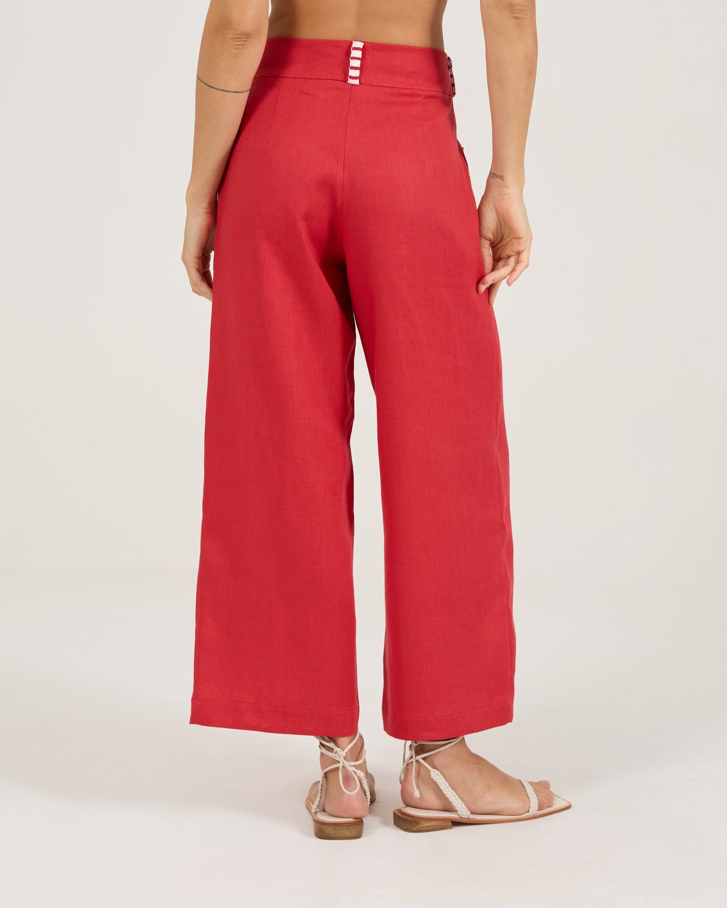 Calça Tricot Vermelha