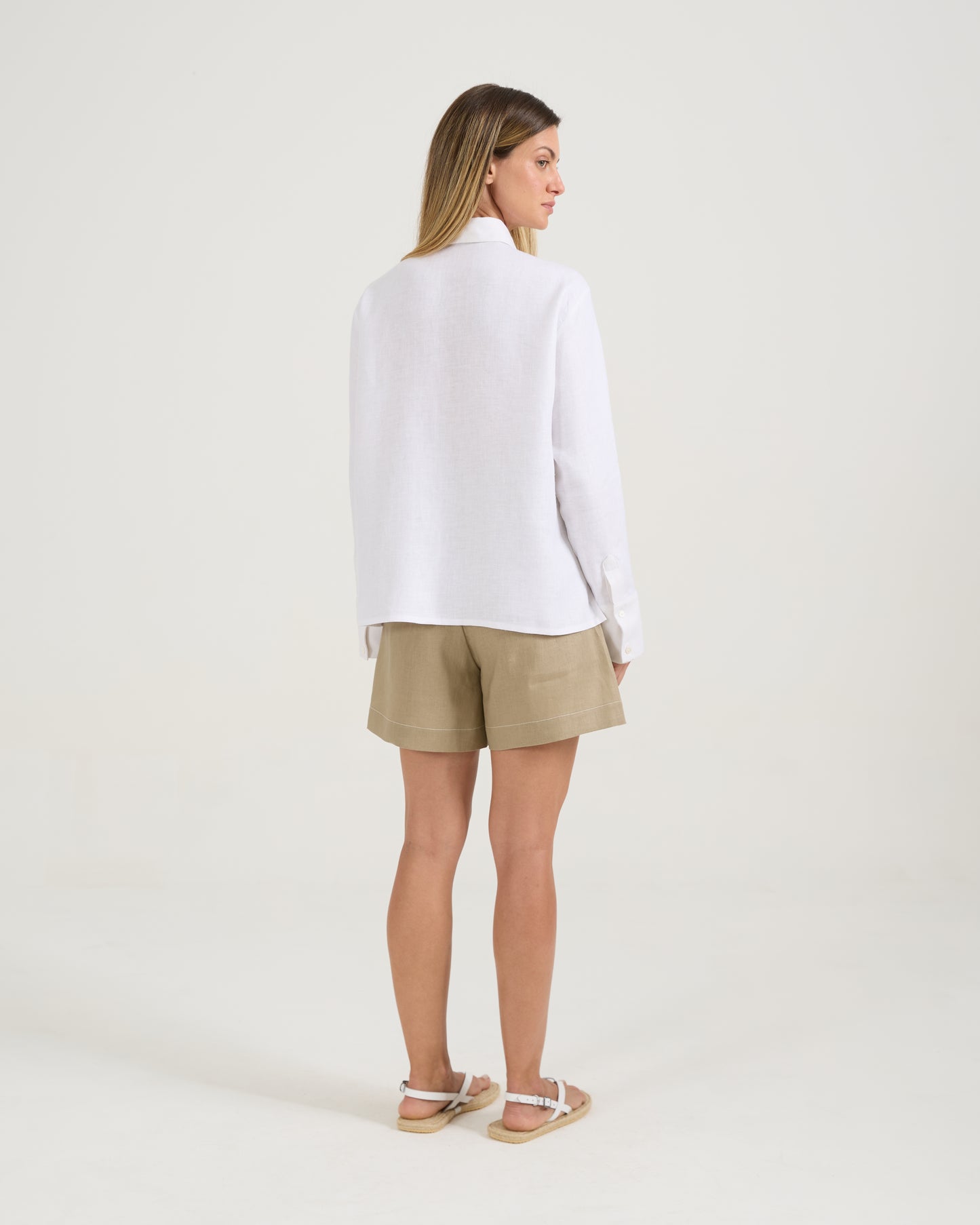 Camisa Bolsos Palmeira Branca