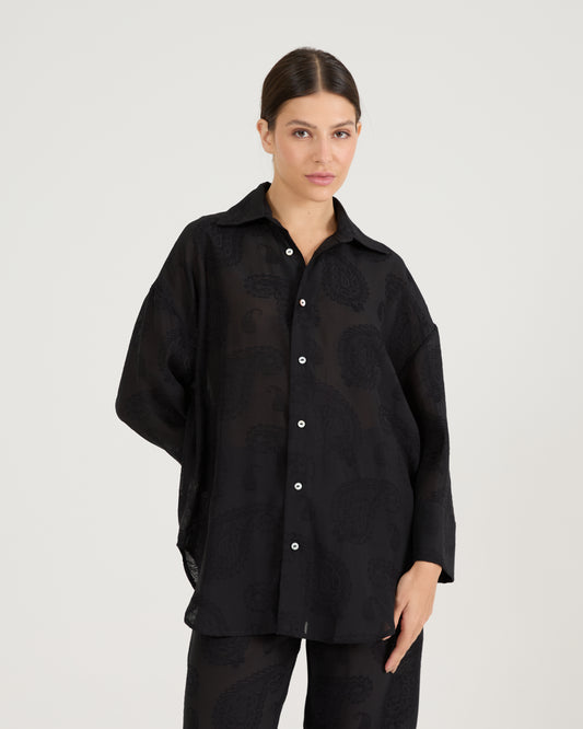 Camisa Jacquard