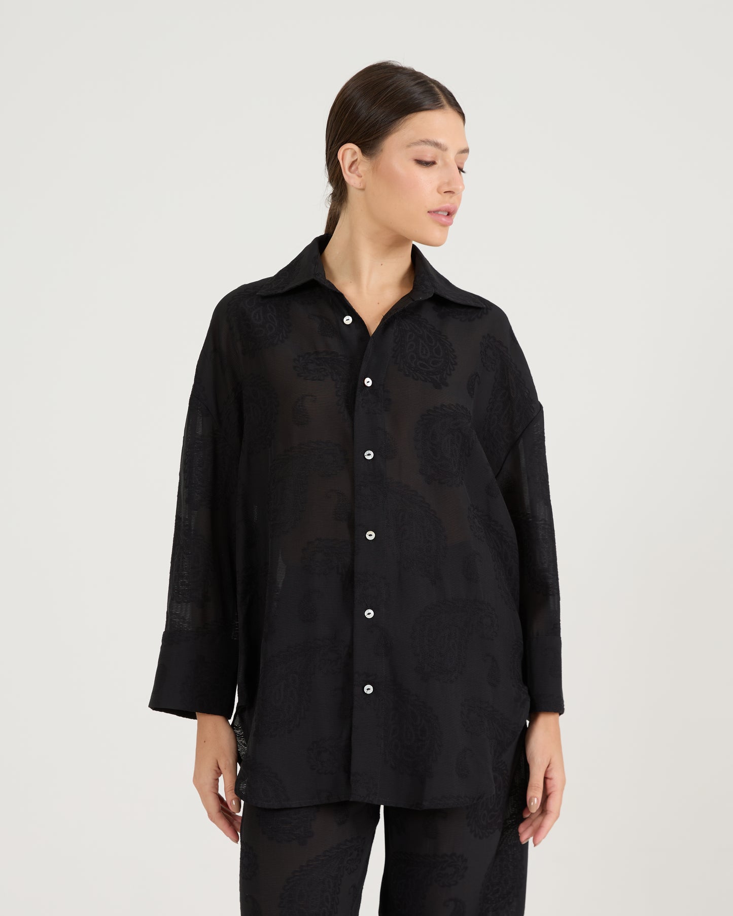 Camisa Jacquard