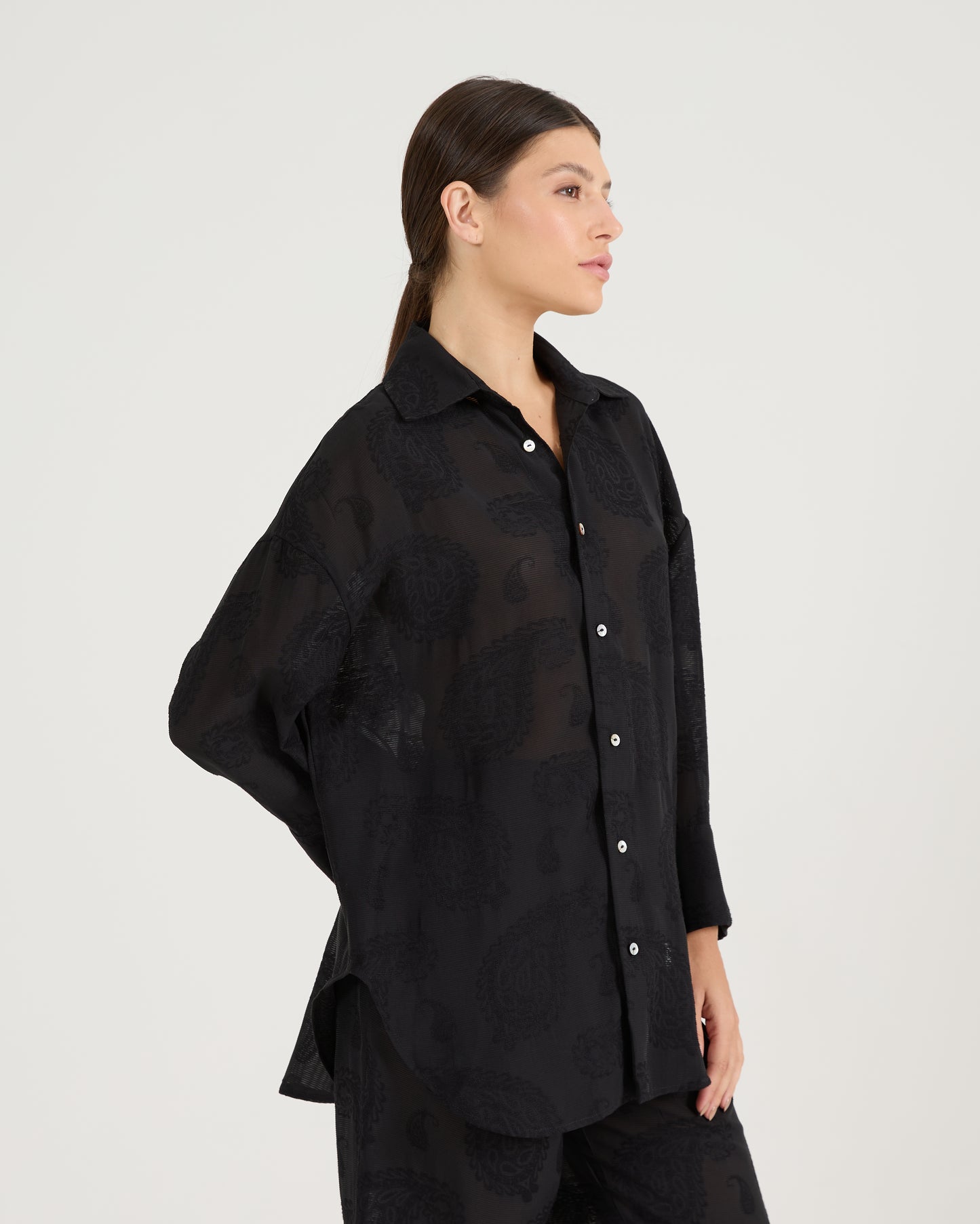 Camisa Jacquard