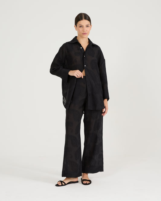 Calça Jacquard