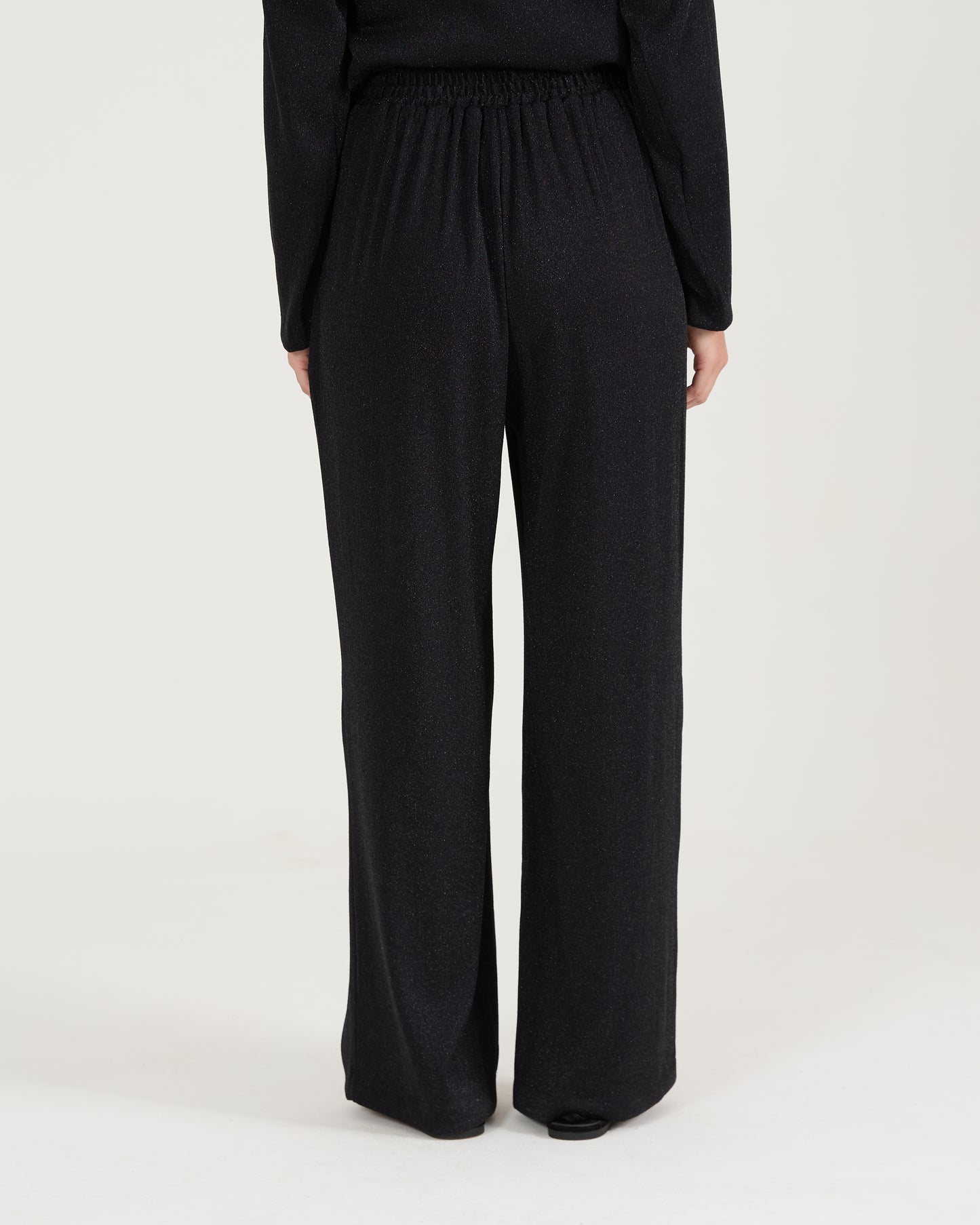 Calça Lurex Pregas