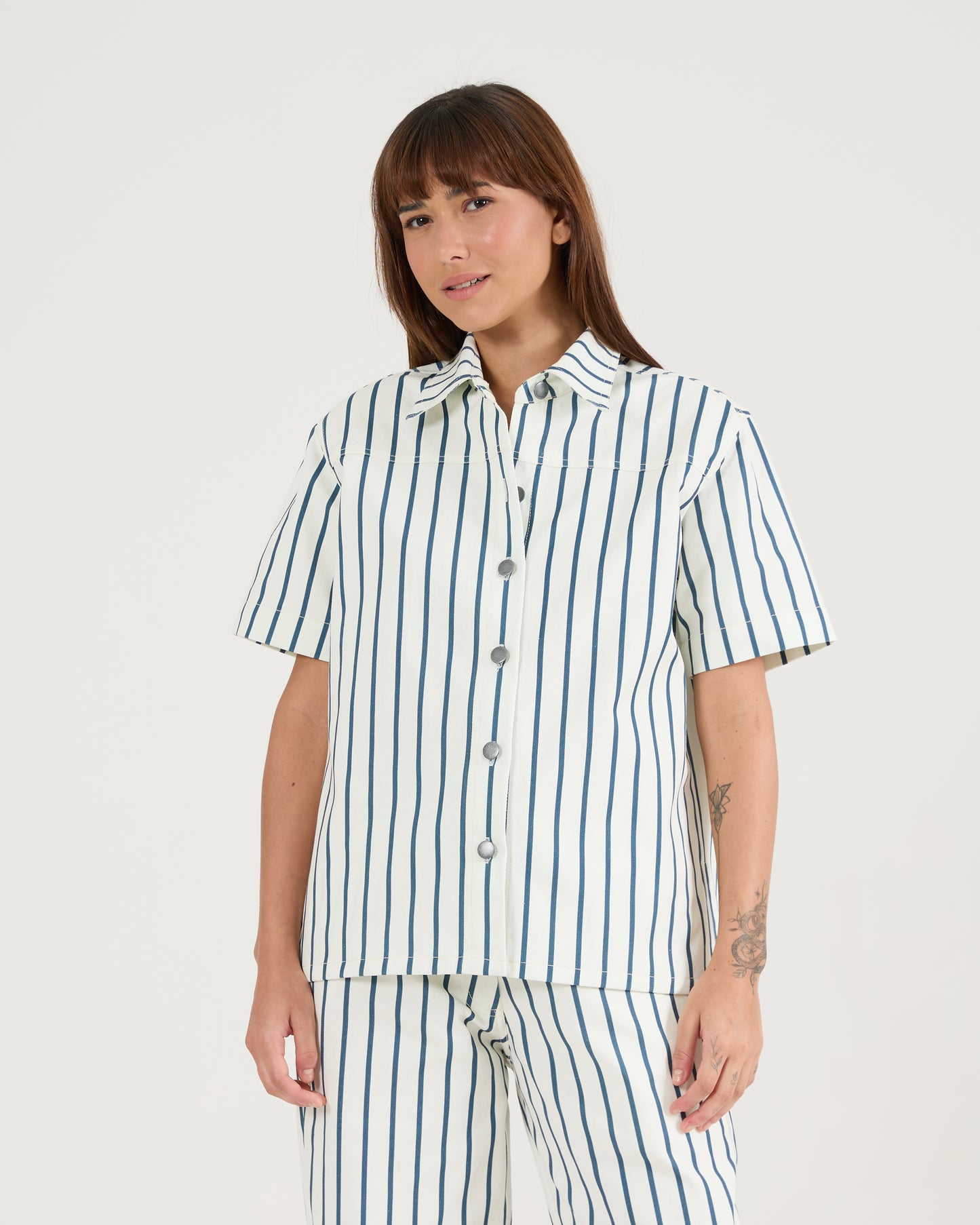 Camisa Listras Blue
