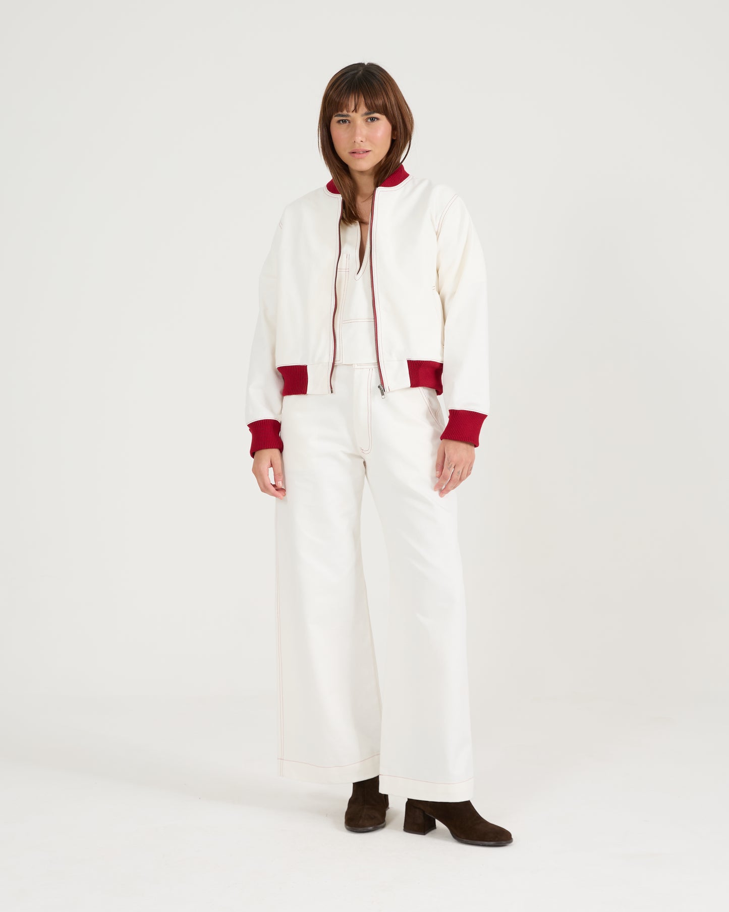 Jaqueta Bomber Tricot