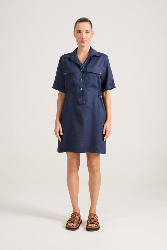 Chemise Curta Marinho