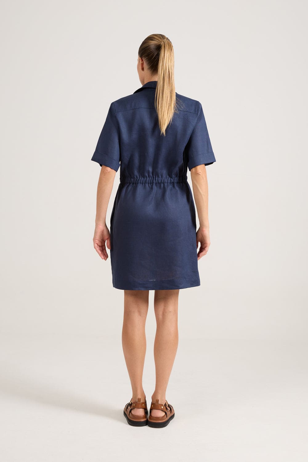 Chemise Curta Marinho