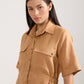 Chemise Curta Caramelo