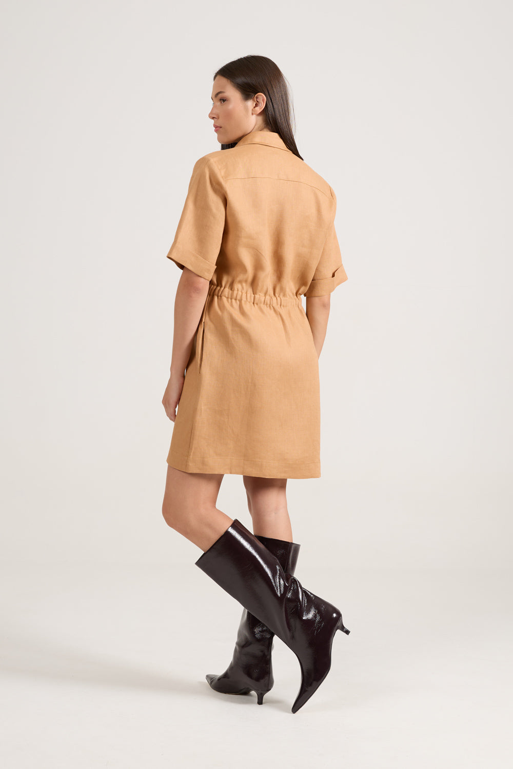 Chemise Curta Caramelo