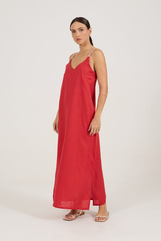 Vestido Tricot Vermelho