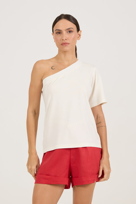 T-Shirt Um Ombro