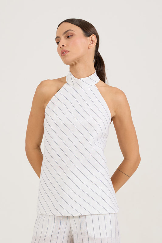 Blusa Frente Única Navy Azul