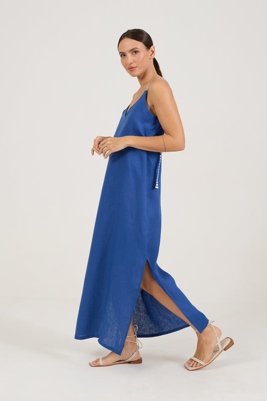 Vestido Tricot Azul