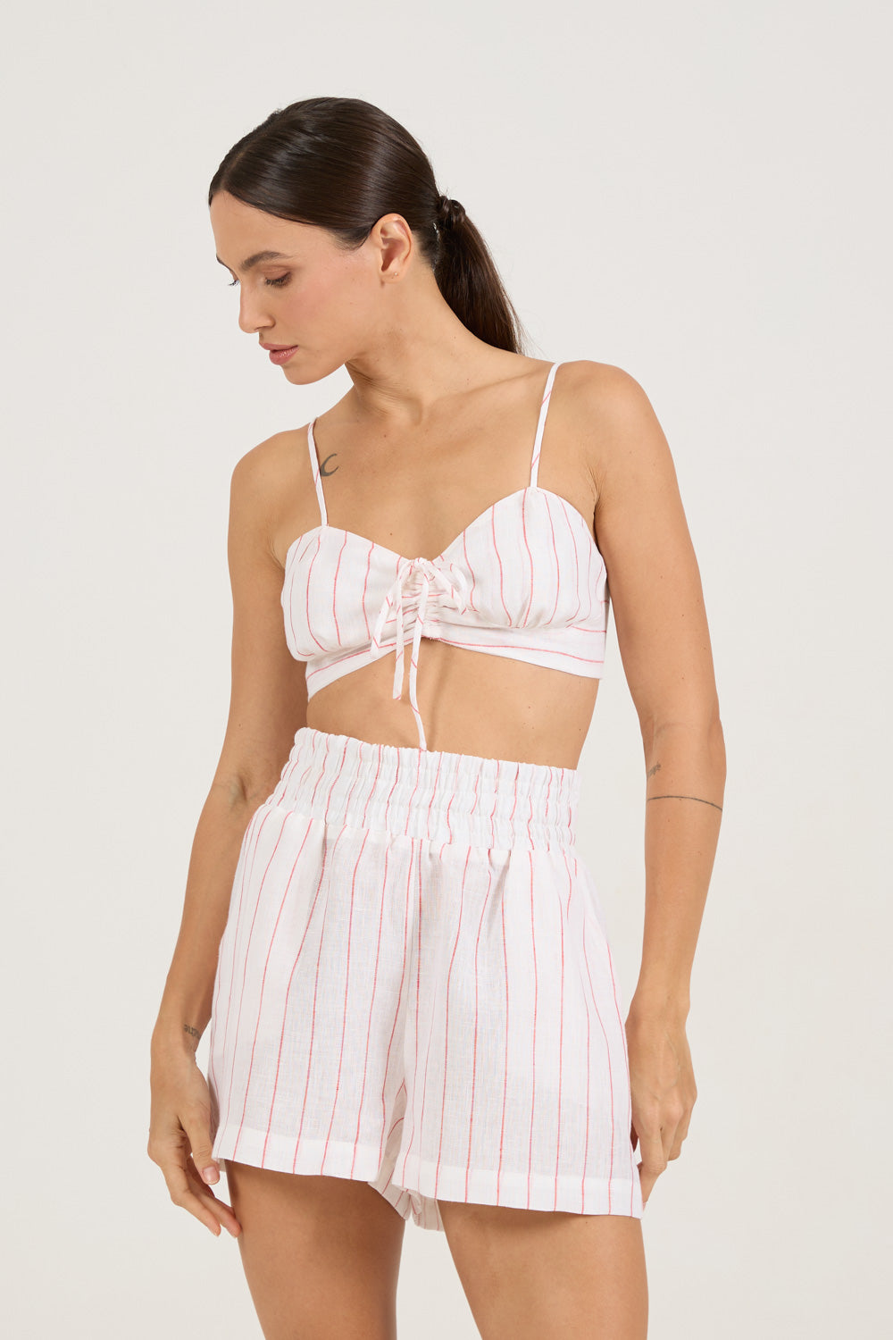 Cropped Navy Vermelho