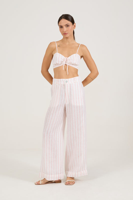 Pantalona Navy Vermelha