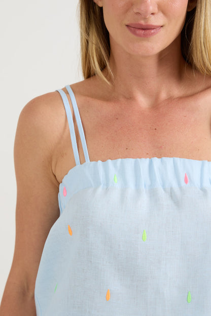 Cropped Gotas Neon