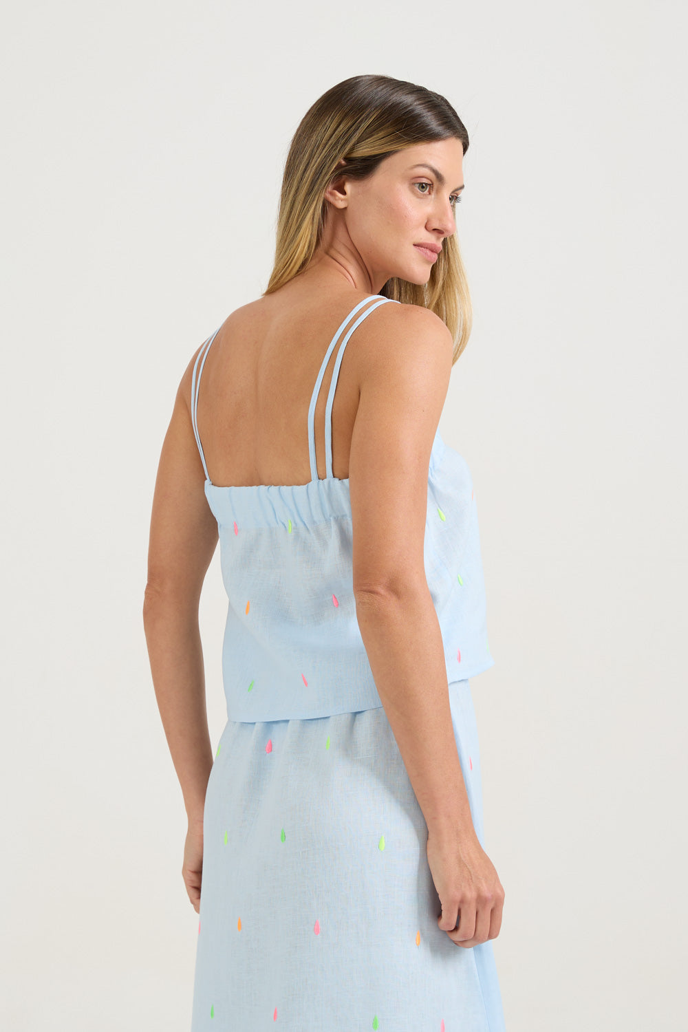 Cropped Gotas Neon