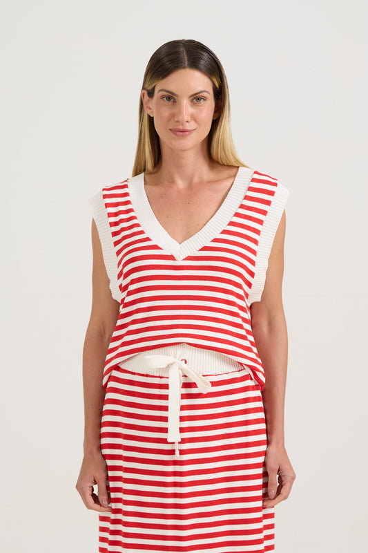 Blusa Tricot Vermelha