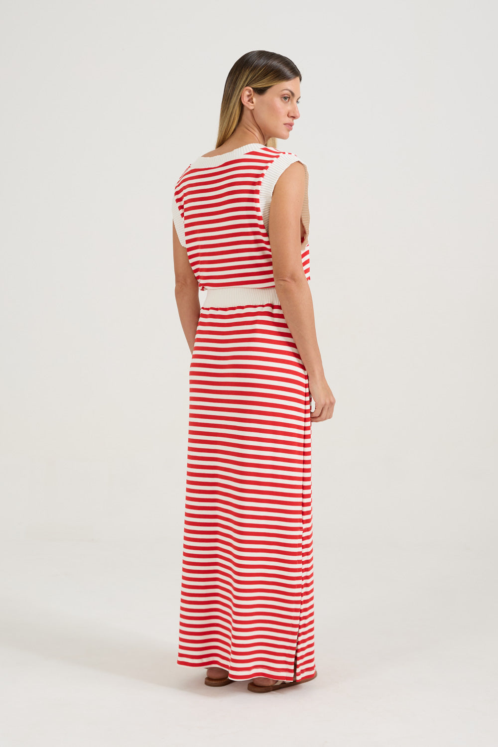 Saia Tricot Vermelha