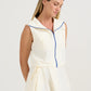 Blusa Zíper Manteiga