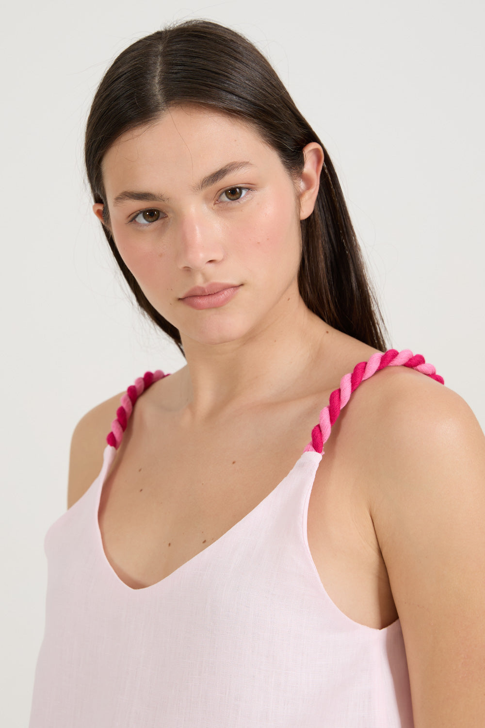 Blusa Cordão Rosa Quartzo