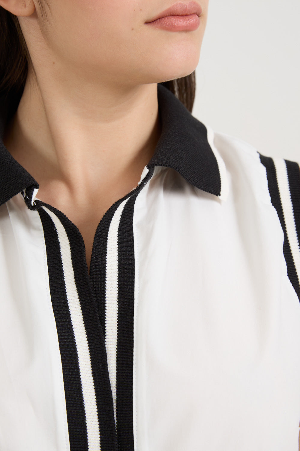 Blusa Polo Tricot Branca