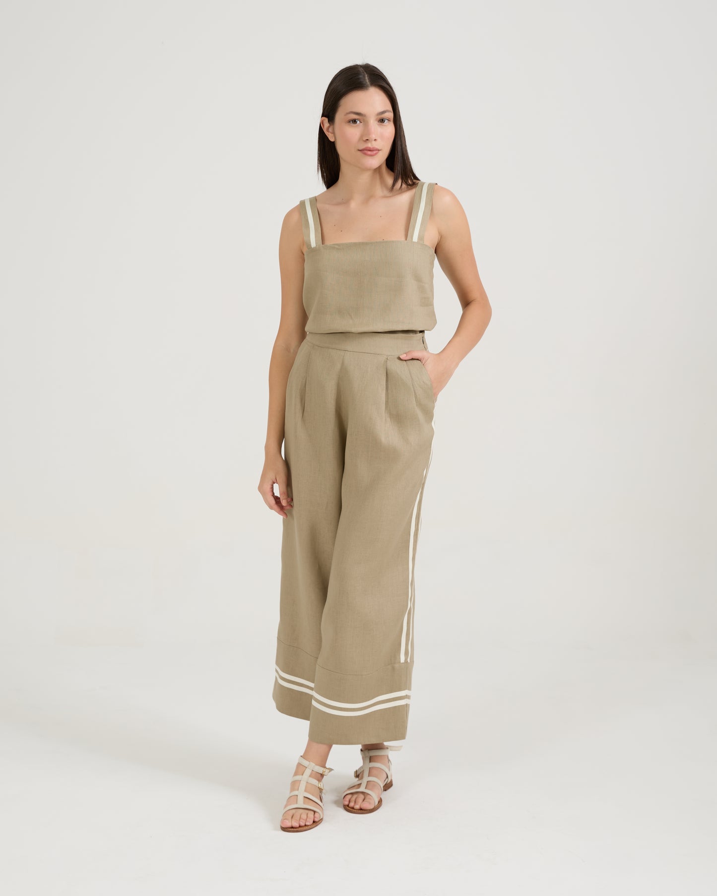 Pantalona Barra Cáqui