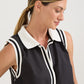 Blusa Polo Tricot Preta