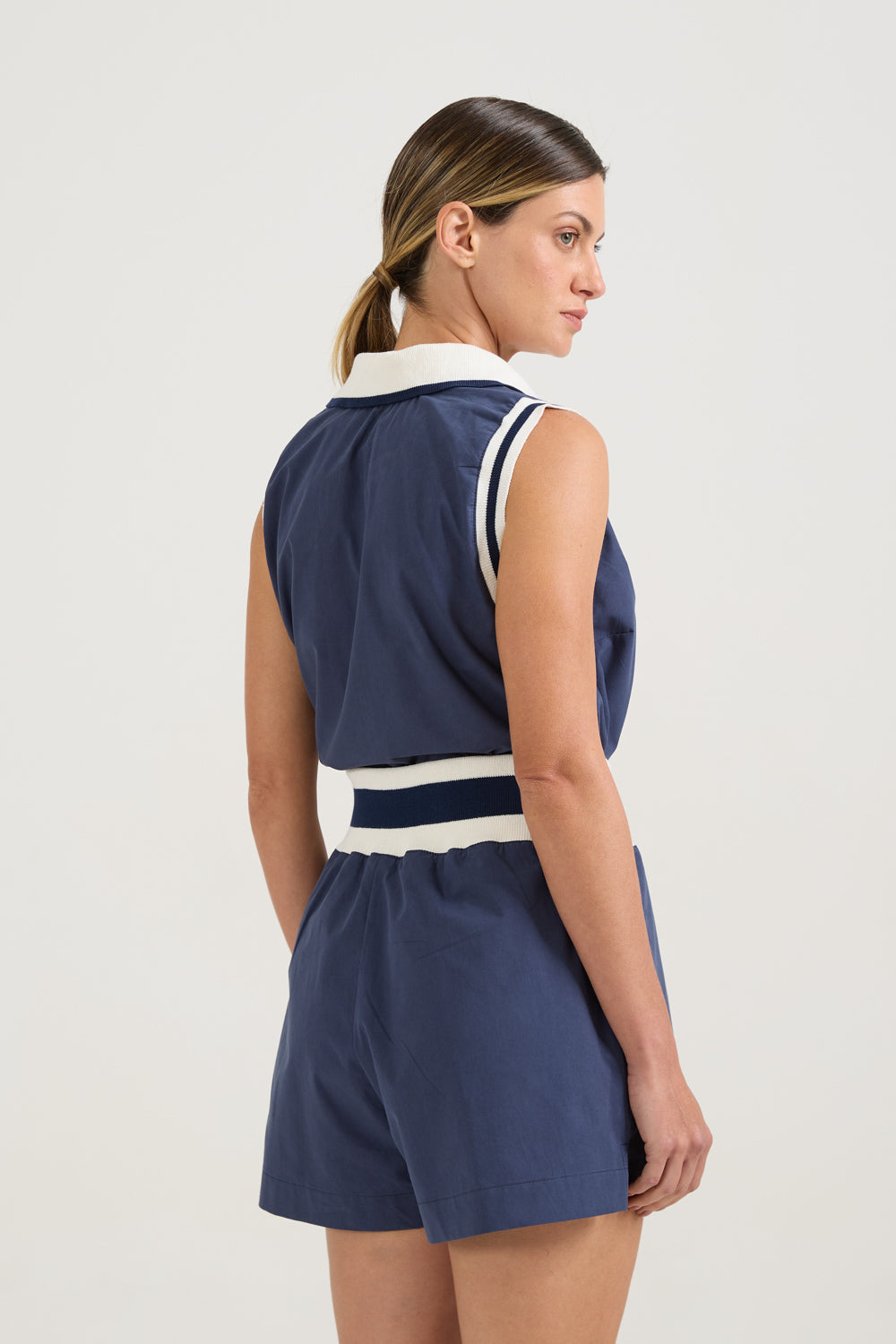 Short Tricot Marinho