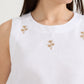 Blusa Palmeira Branca