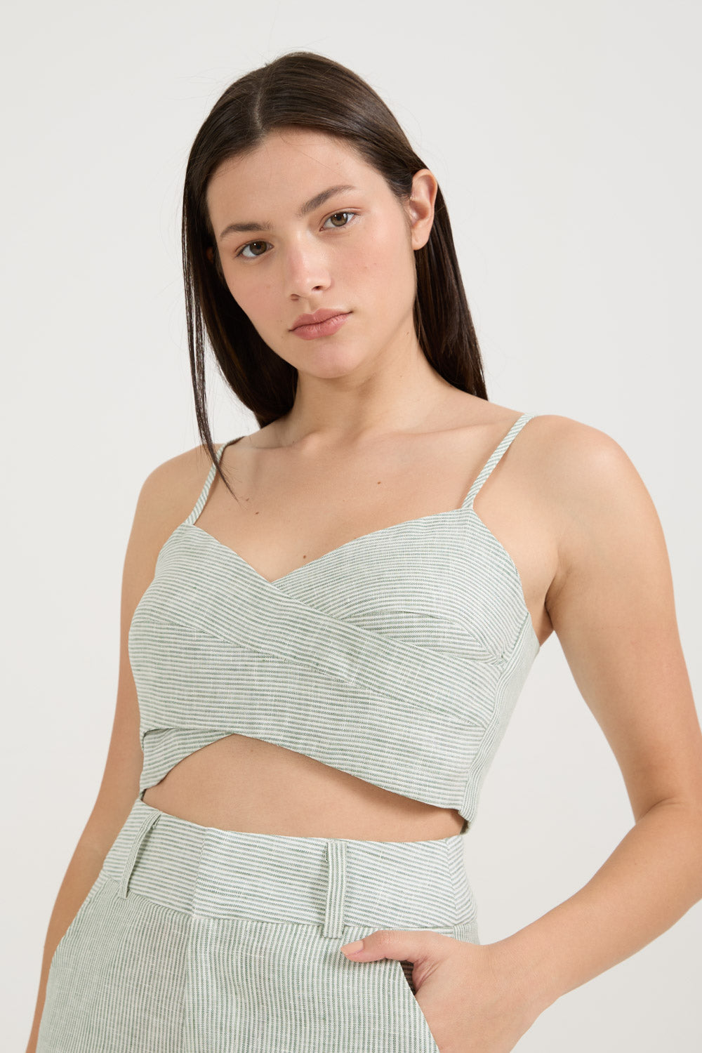 Cropped Cachecouer Listras