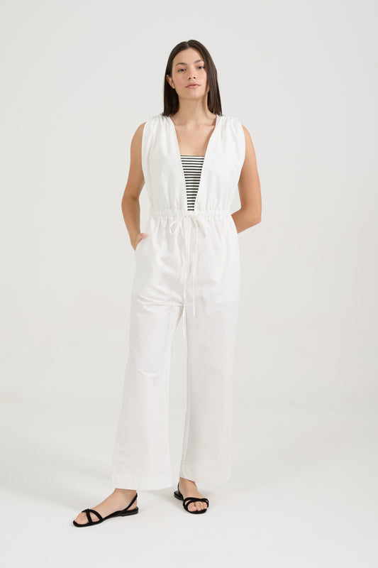 Macacão Tricot Branco