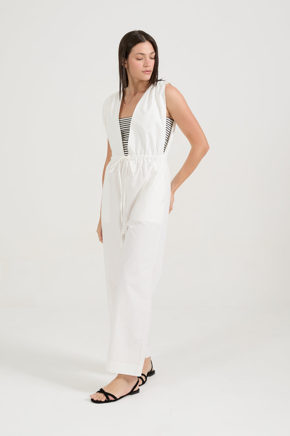 Macacão Tricot Branco