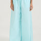 Pantalona Tricoline Azul