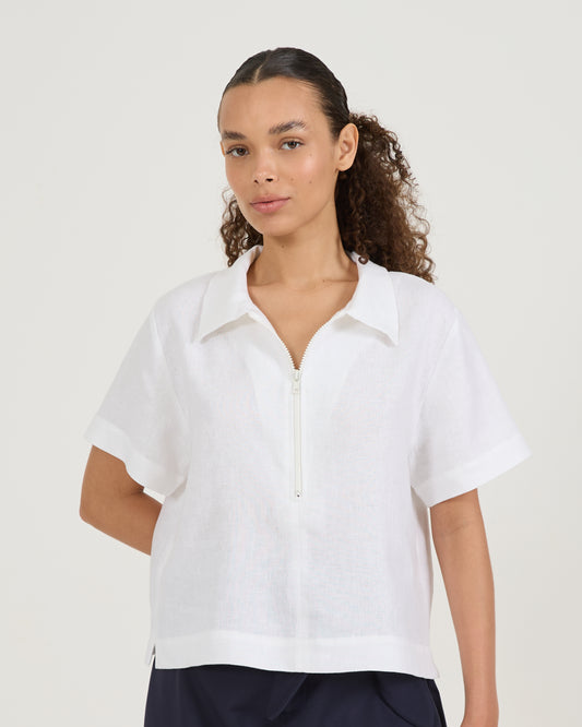Camisa Polo Zíper