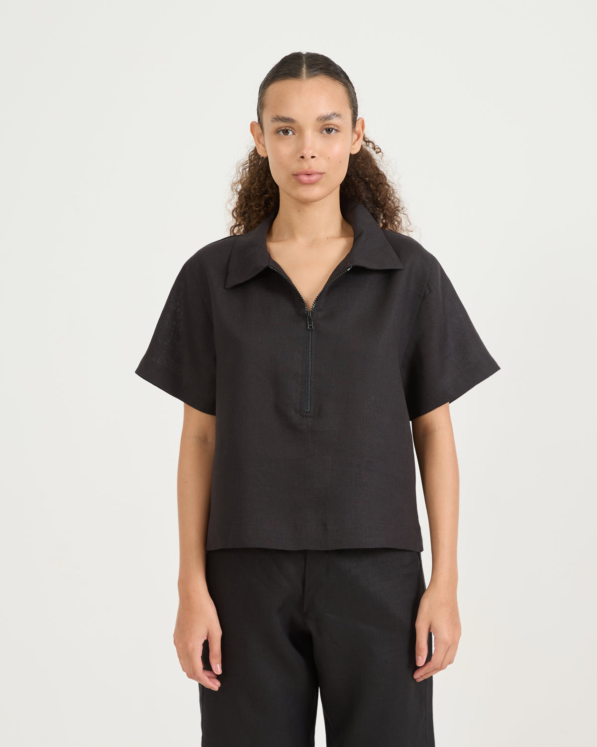 Camisa Polo Zíper