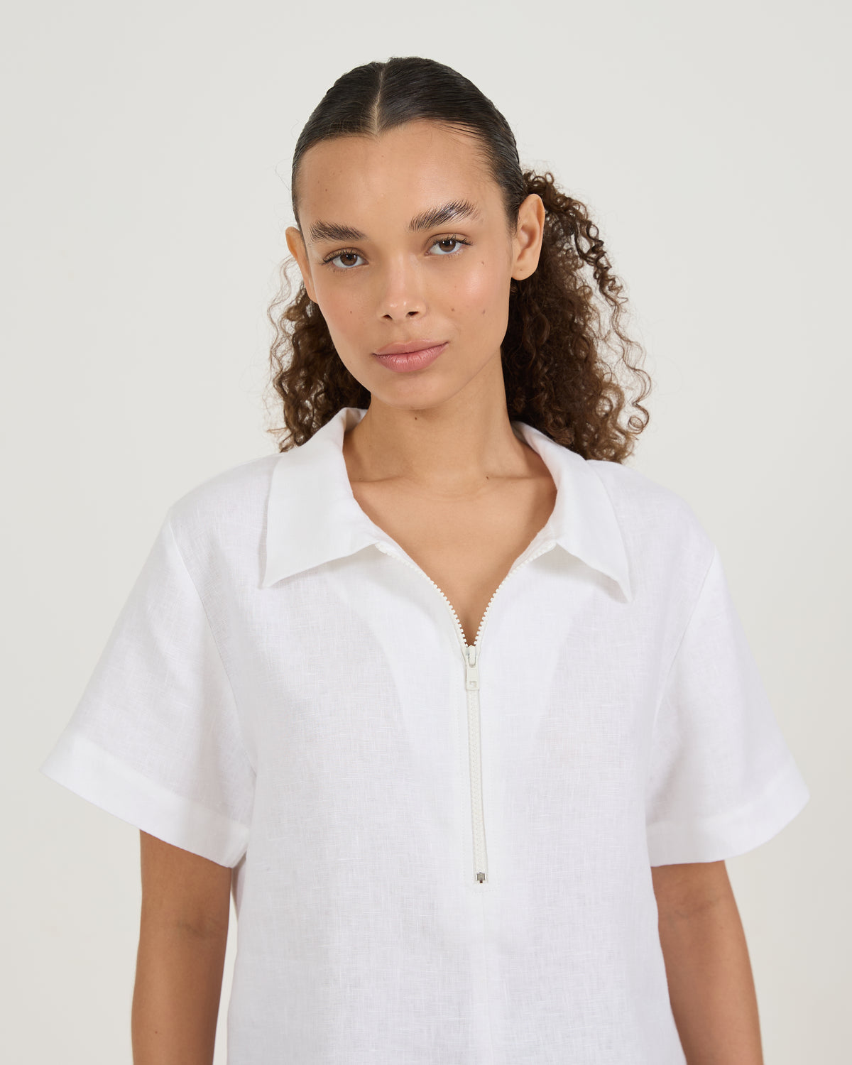 Camisa Polo Zíper