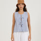 Blusa Pregas Cordões