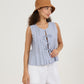 Blusa Pregas Cordões