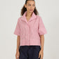 Camisa Gola Curta Stripes