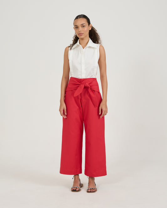 Calça Laço Double Vermelha