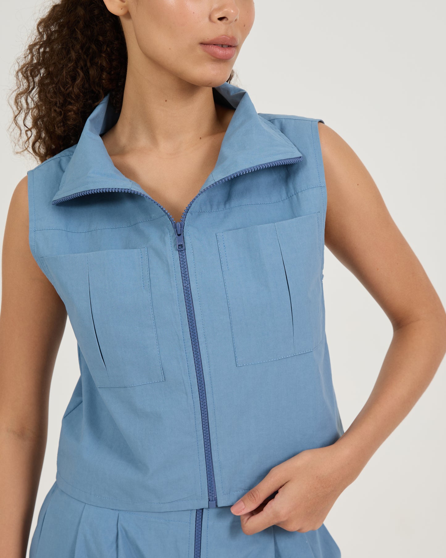 Blusa Zíper Gola