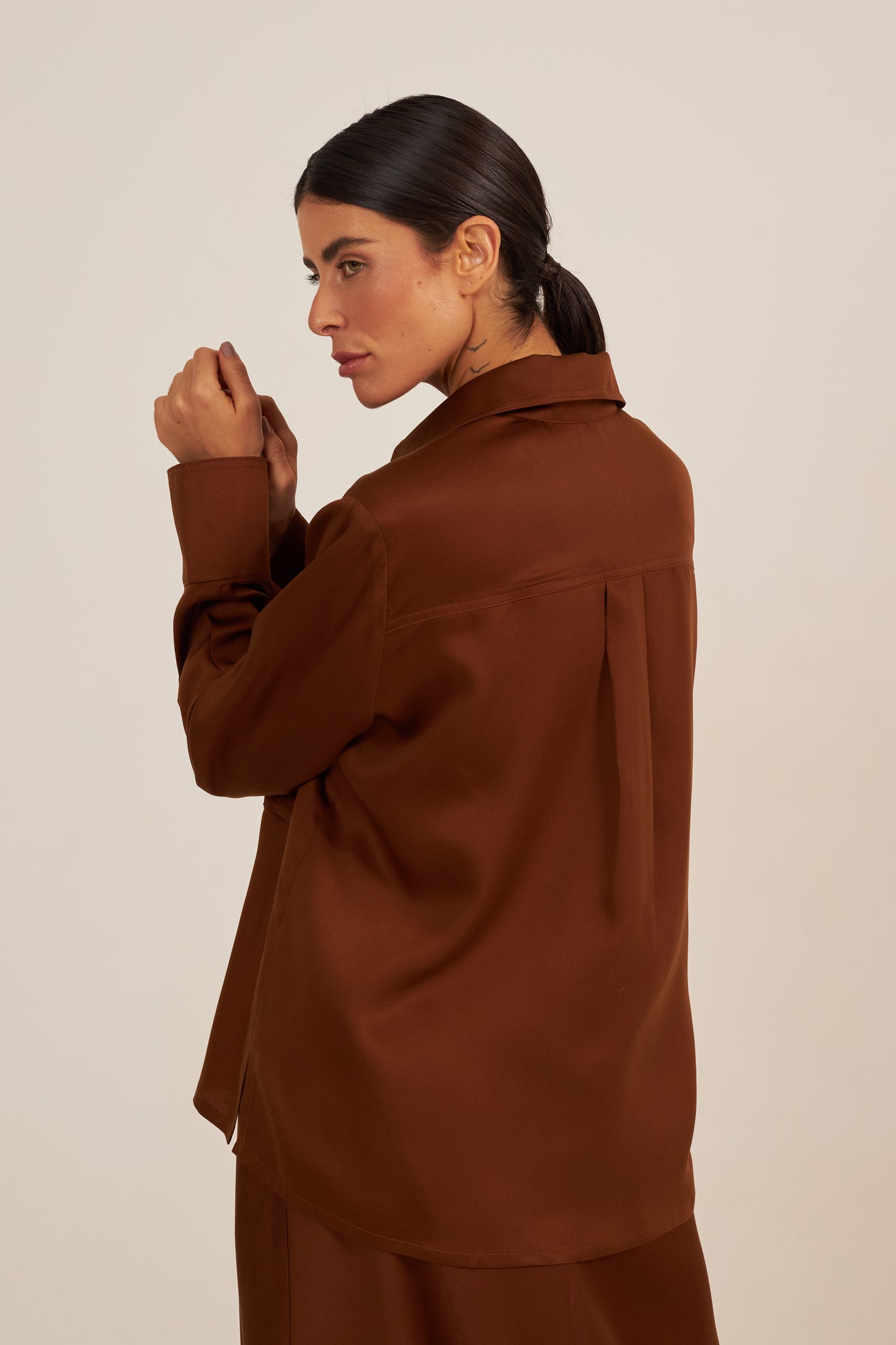 Camisa Pesponto Bronze