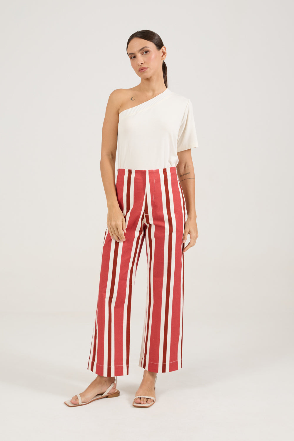Calça Sarja Listras